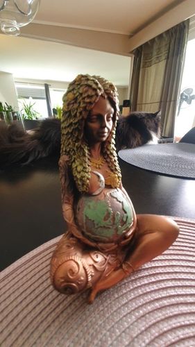 Millennial Gaia Statue Mother Earth Goddess Statue photo review