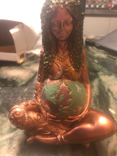 Millennial Gaia Statue Mother Earth Goddess Statue photo review