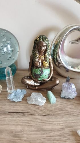 Millennial Gaia Statue Mother Earth Goddess Statue photo review