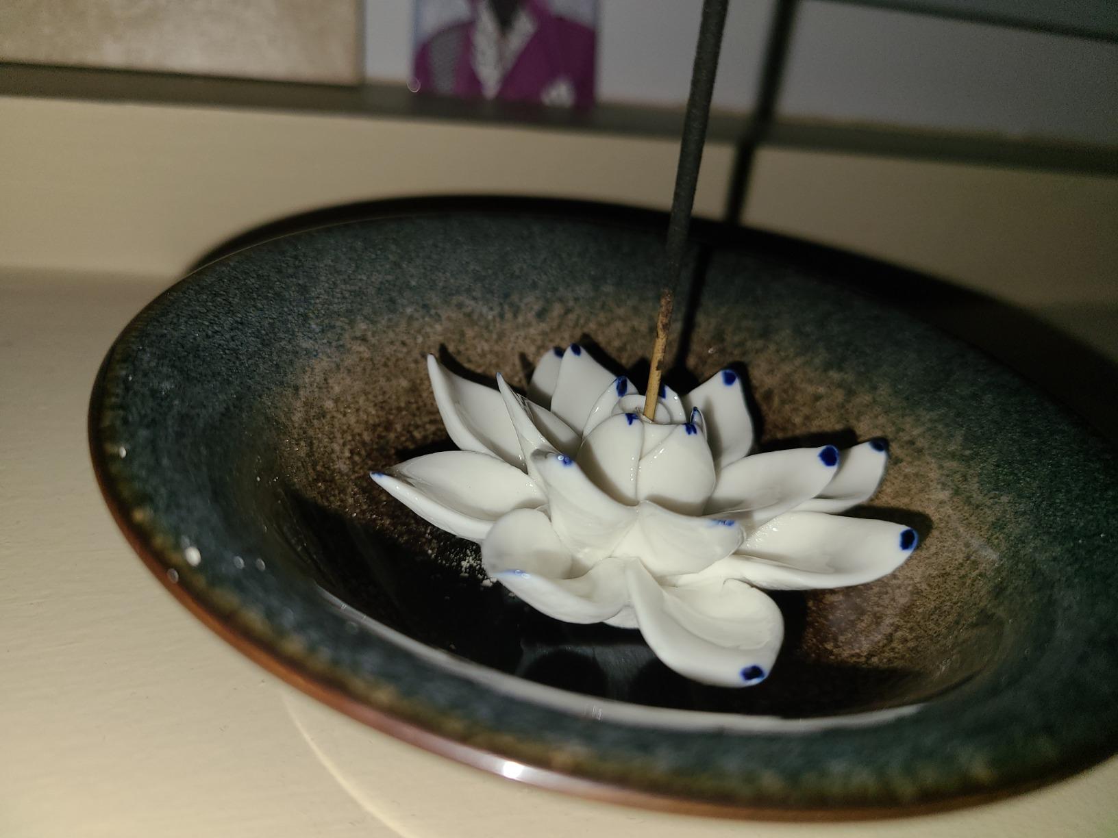 Mini Lotus Flower Incense Burner photo review