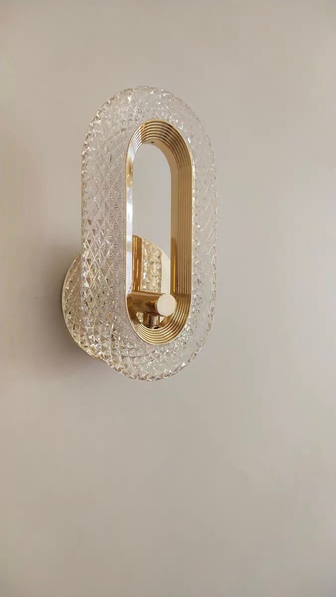 Modern Crystal Wall Lamp for Kitchen Bedroom Living Room photo review