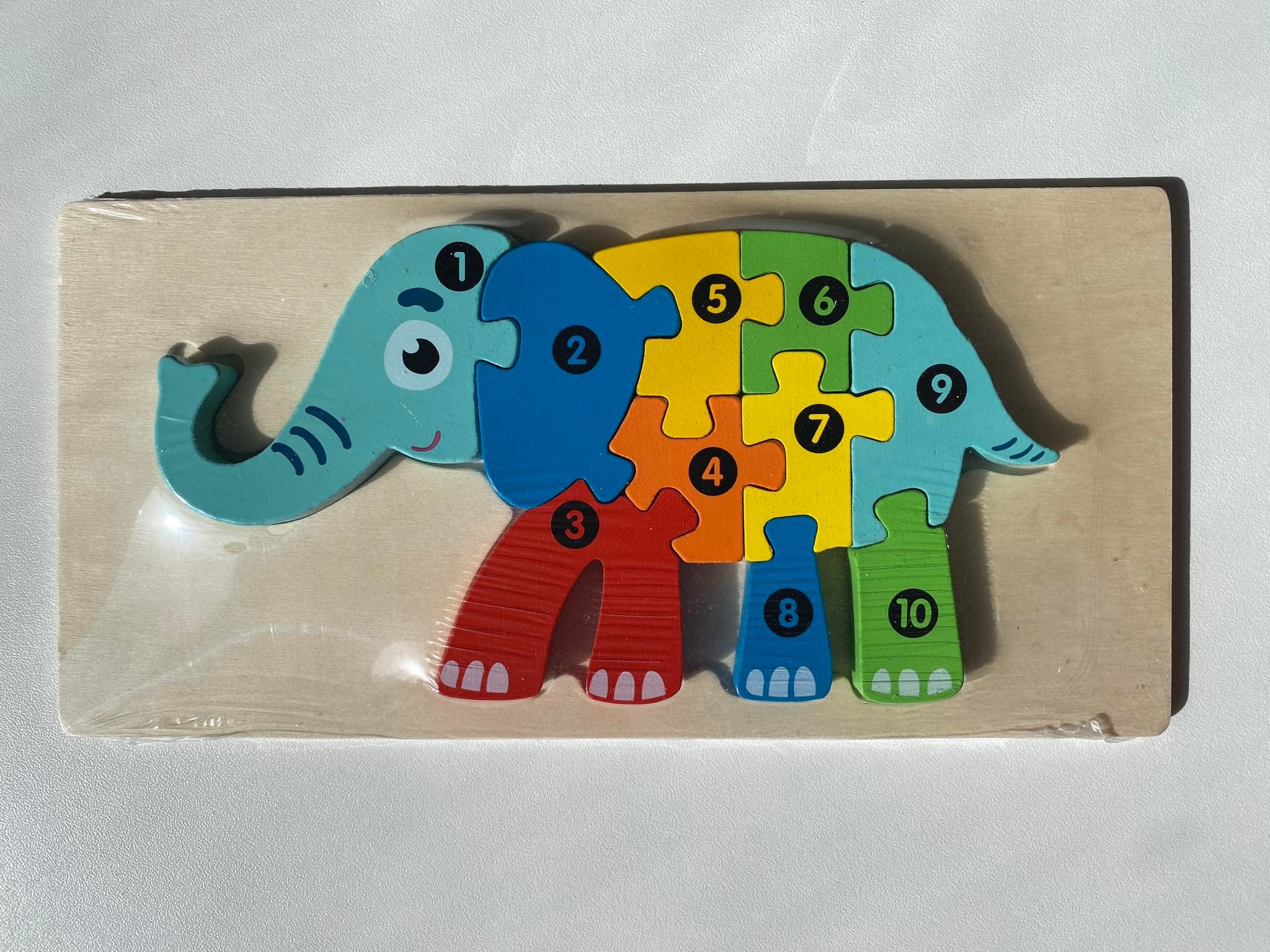 Children's Wooden Animal Traffic Shape Matching Puzzle photo review