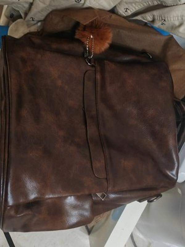 Ladies Genuine Leather Anti-Theft Travel Backpack photo review