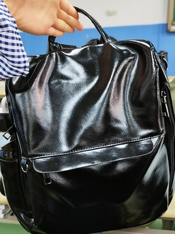 Ladies Genuine Leather Anti-Theft Travel Backpack photo review