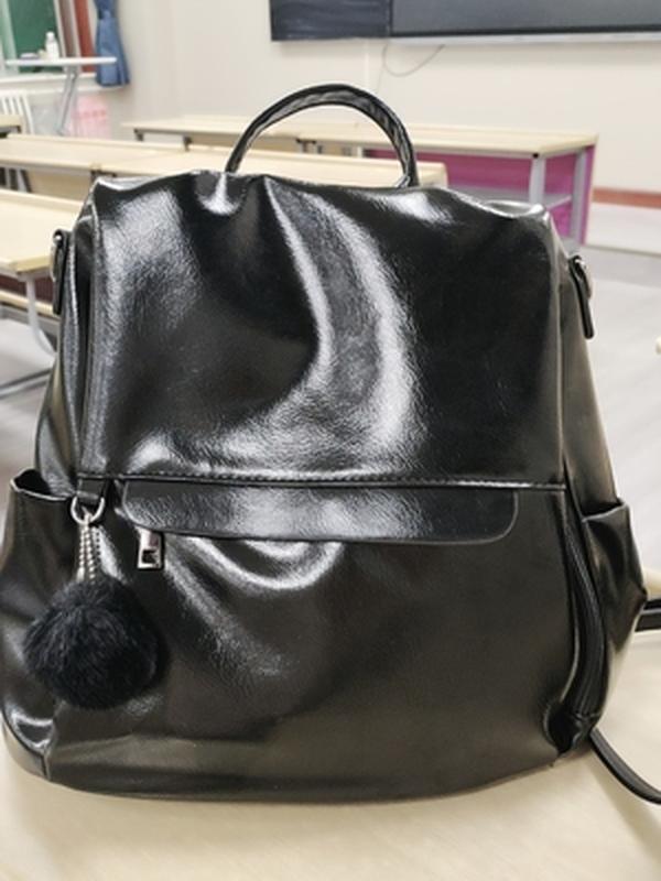 Ladies Genuine Leather Anti-Theft Travel Backpack photo review