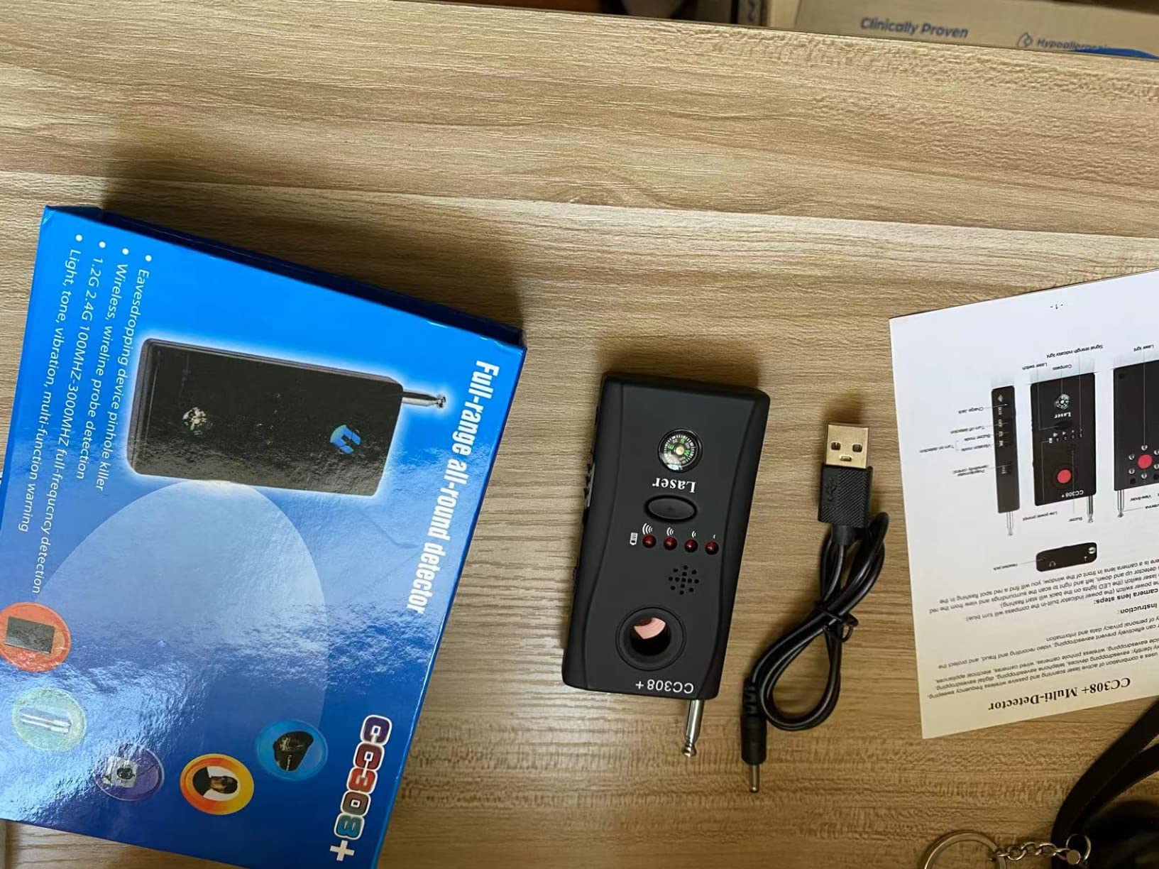 CC308+ Multi-Function Wireless Camera Lens Signal Detector photo review