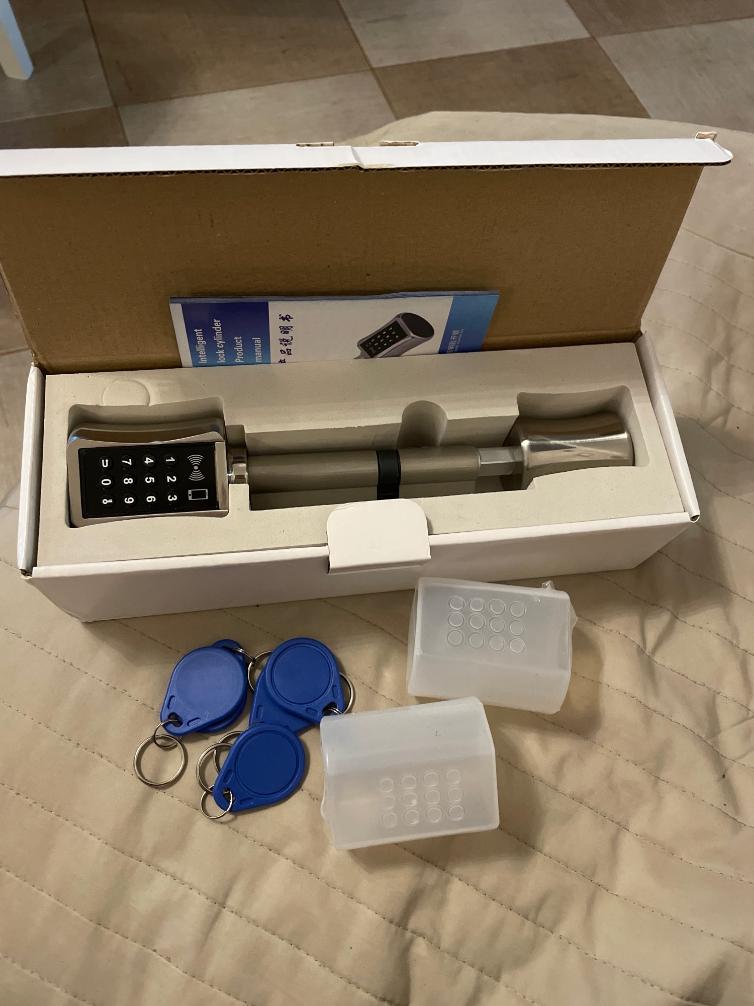 Multi-Functional Biometric Cylinder Smart Door Lock photo review