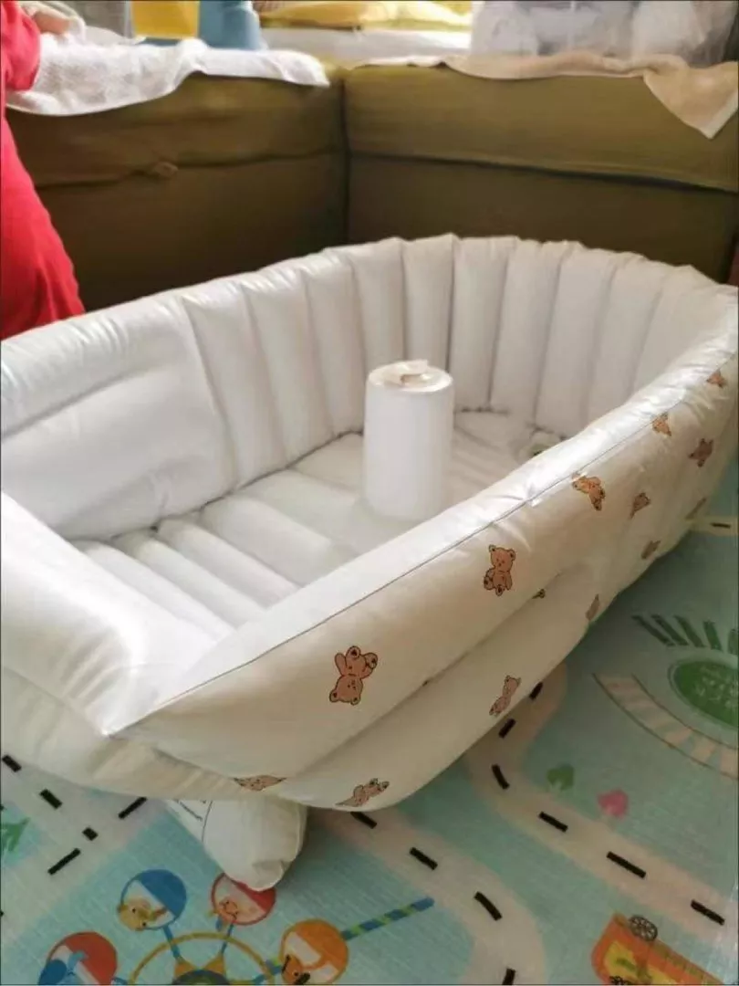 Convenient Folding Inflatable Baby Bathtub photo review