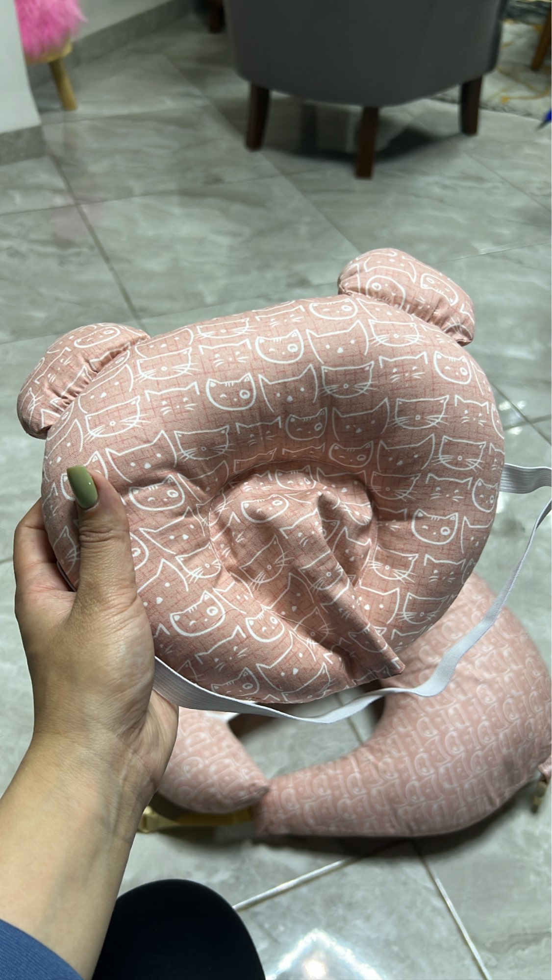 Multifunctional Nursing Pillow for Baby Breastfeeding with Washable Cover photo review