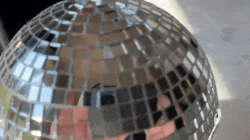 Retro Mushroom Disco Mirror Ball For Party Room Home Decor