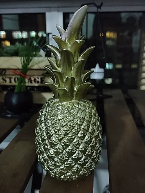 Nordic Gold Pineapple Home Decor For Living Room Wine Cabinet Window Table photo review