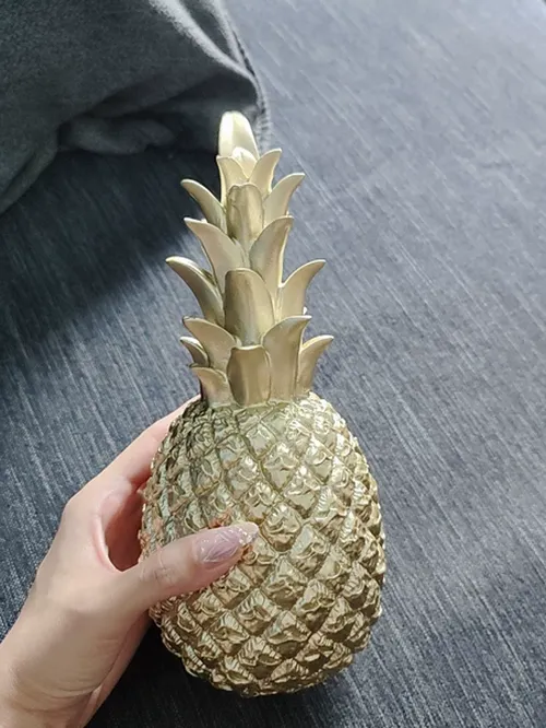 Nordic Gold Pineapple Home Decor For Living Room Wine Cabinet Window Table photo review