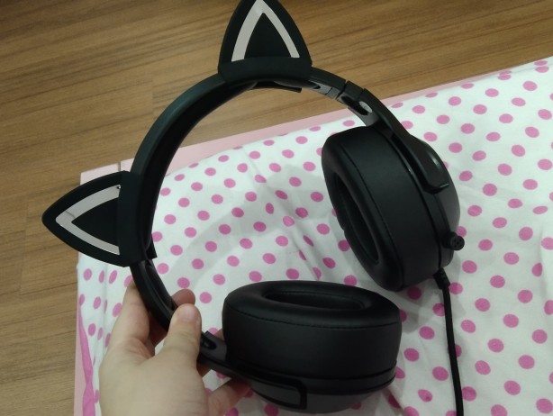 Onikuma K9 - Cat Ear Gaming Headset For Ps4 photo review