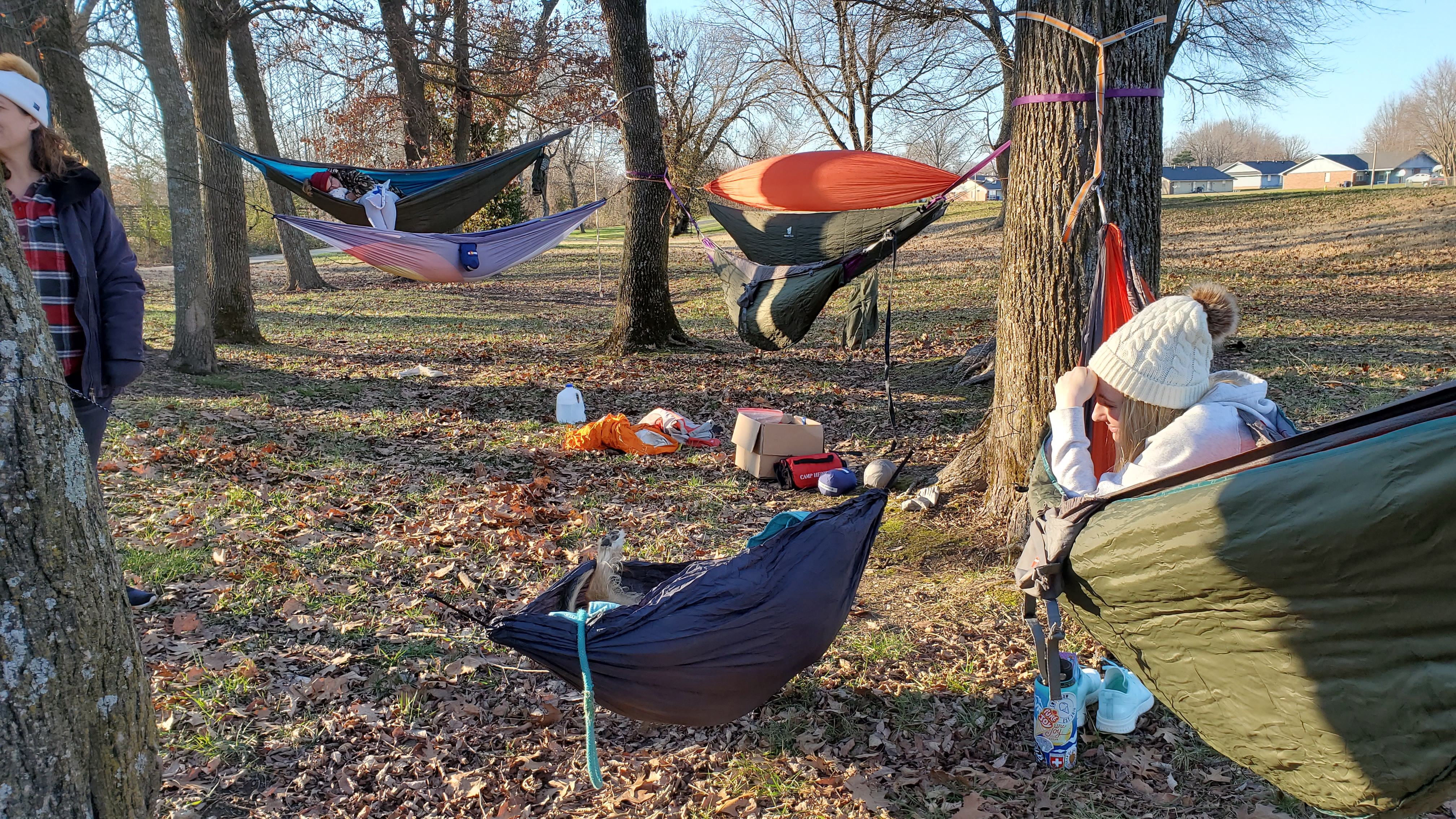 Outdoor Winter Warm Cotton Hammock with Under Quilt for Camping photo review