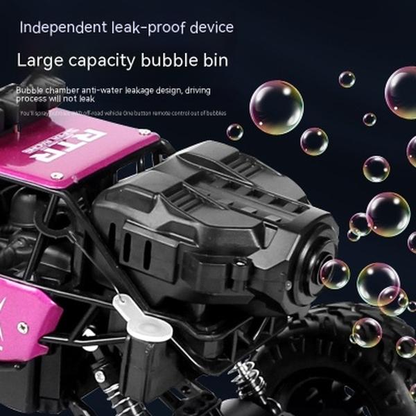 4WD RC Car with Bubble Machine For Kids, Remote Control, And Outdoor Play