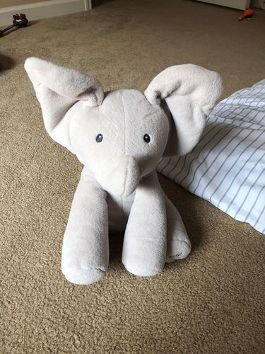 Peek-a-Boo Elephant Plush Toy Children's Educational Electric photo review