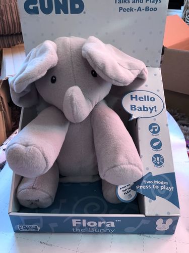 Peek-a-Boo Elephant Plush Toy Children's Educational Electric photo review