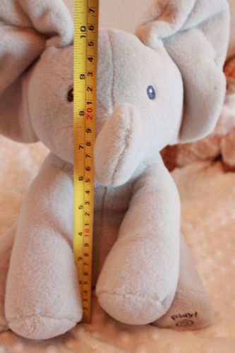 Peek-a-Boo Elephant Plush Toy Children's Educational Electric photo review