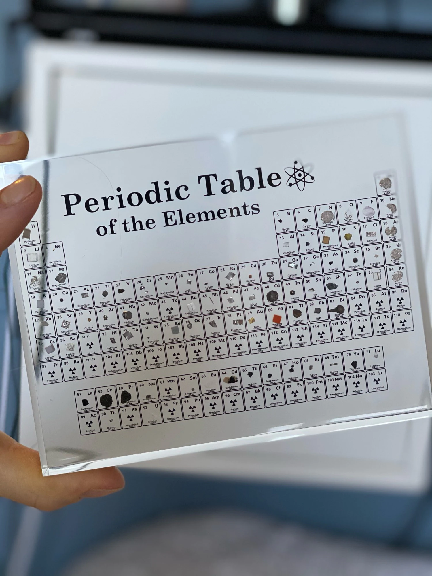 Periodic Table Display With Real Elements photo review