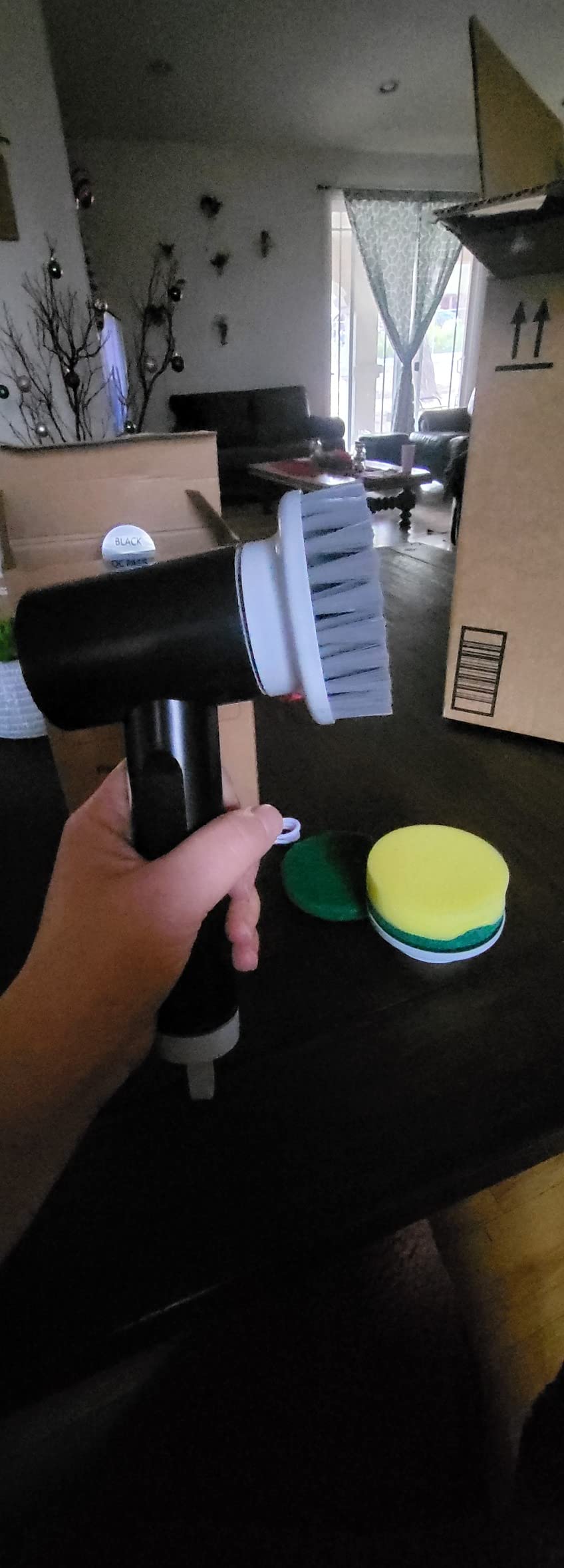 Convenient Cordless Electric Cleaning Brush photo review