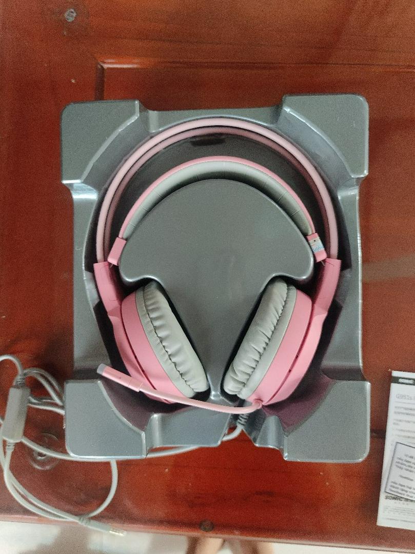 Pink Cat Ear Gaming Headset photo review