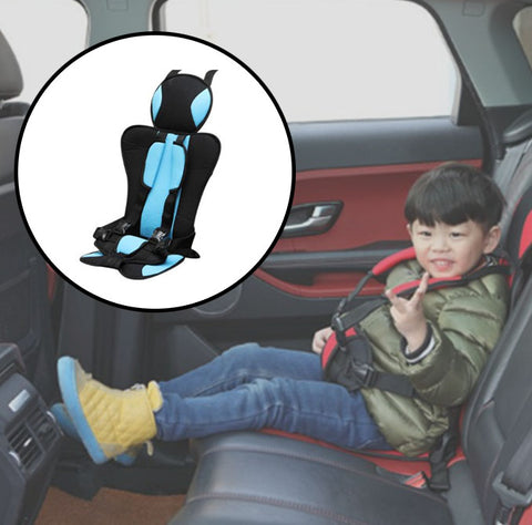 Portable Baby Car Booster Seat For Travel with kid blue color