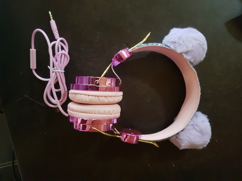 Portable Cute Bear Wired Headphone 2.0 photo review
