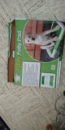 Portable Indoor Dog Porch Potty Grass Pee Pad photo review