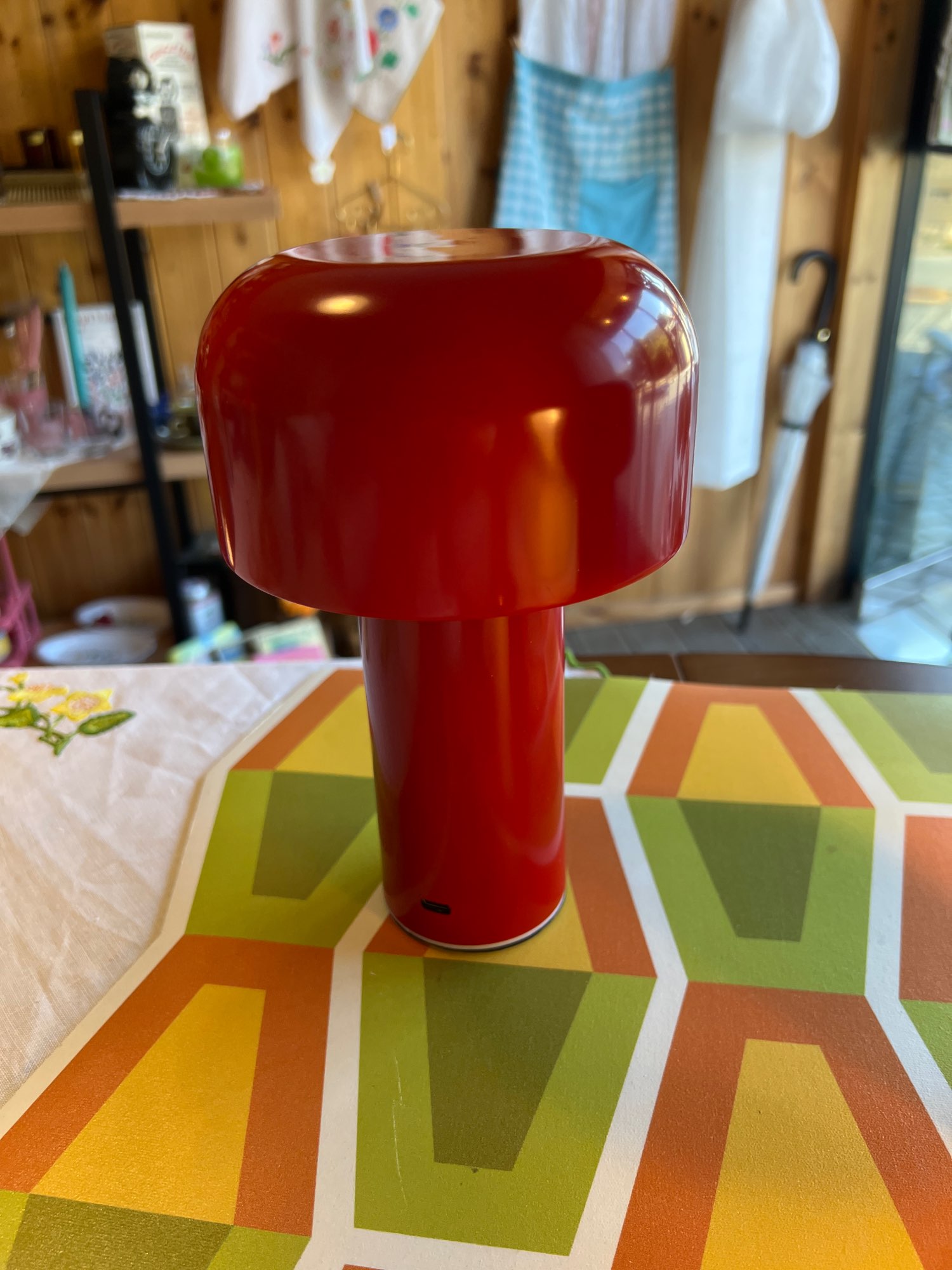 Portable Mushroom Lamp with Touch Dimming - USB Rechargeable Mushroom Light photo review