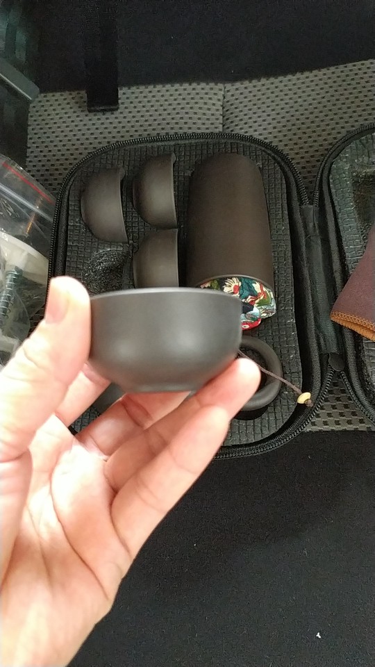 Portable Purple Sand Tea Set photo review