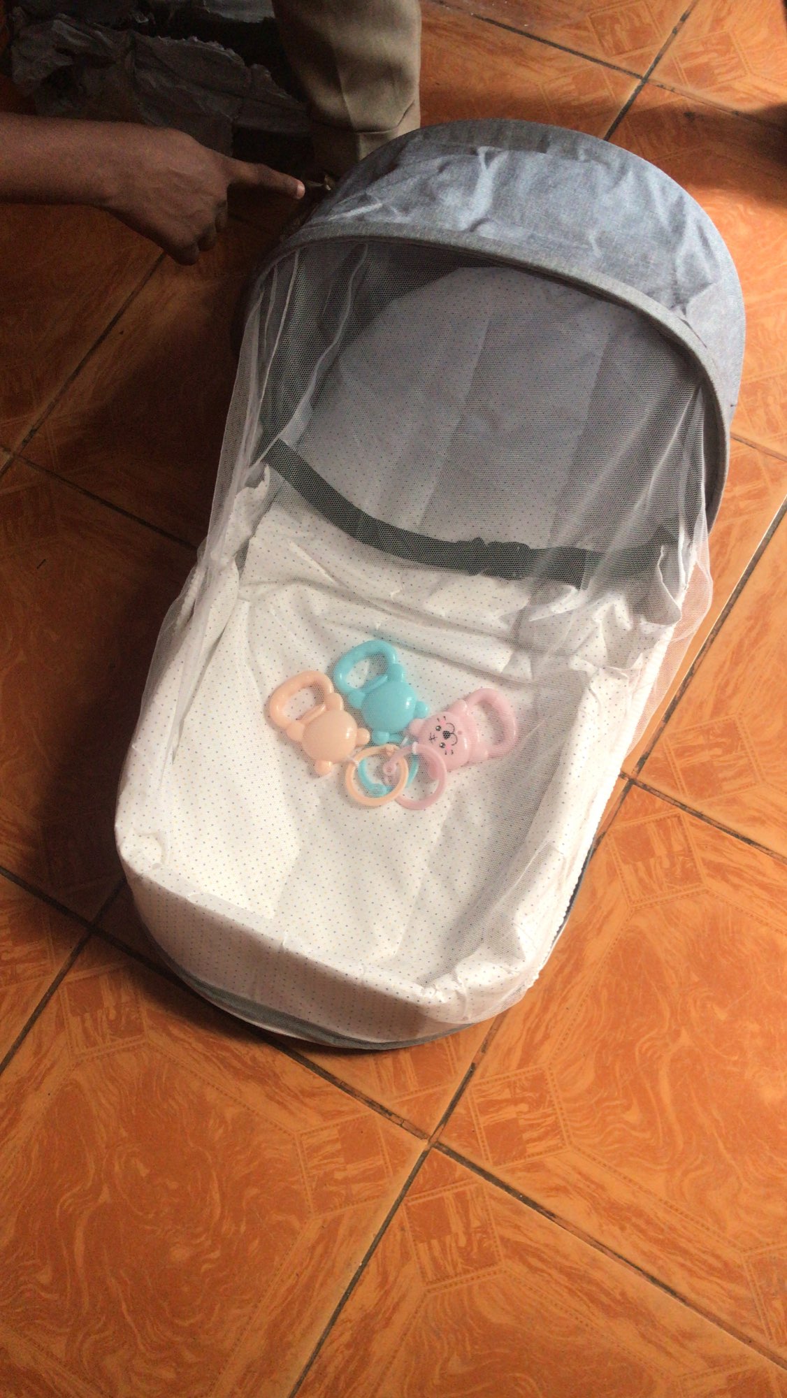 Portable Travel Baby Nest with Mosquito Net photo review