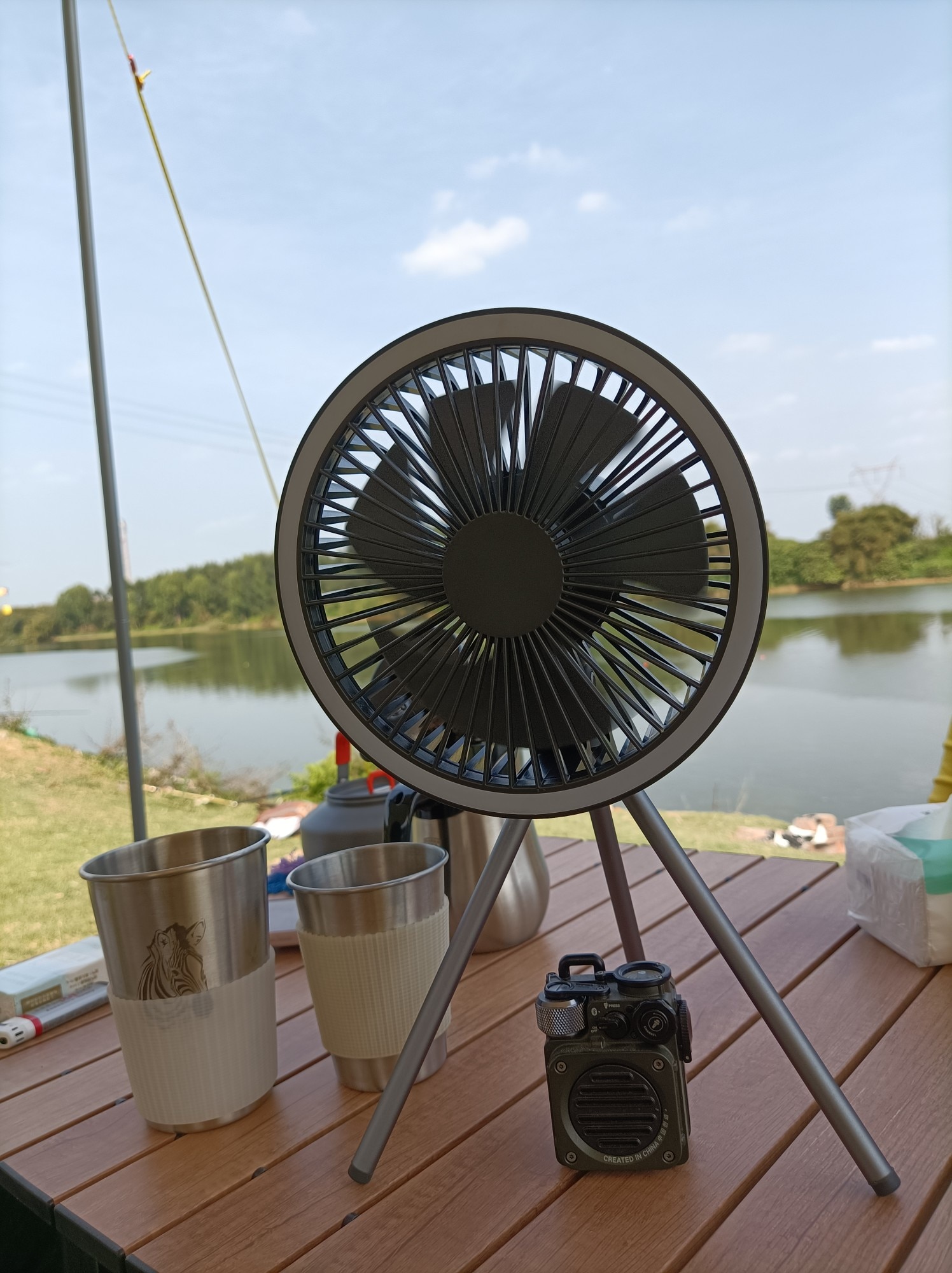 Portable Tripod Fan photo review