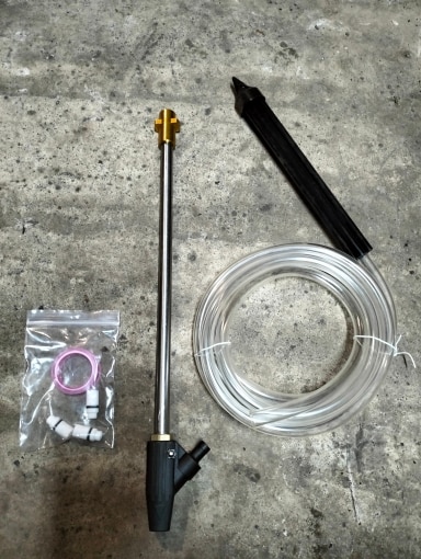 Pressure Washer Kit Wet Sandblaster Nozzle for High Pressure Washer photo review