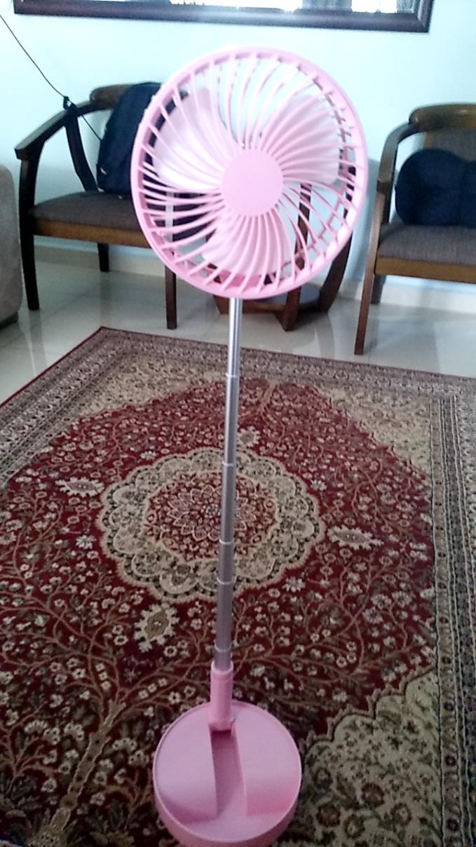 Premium Portable AC Standing Floor Fan photo review