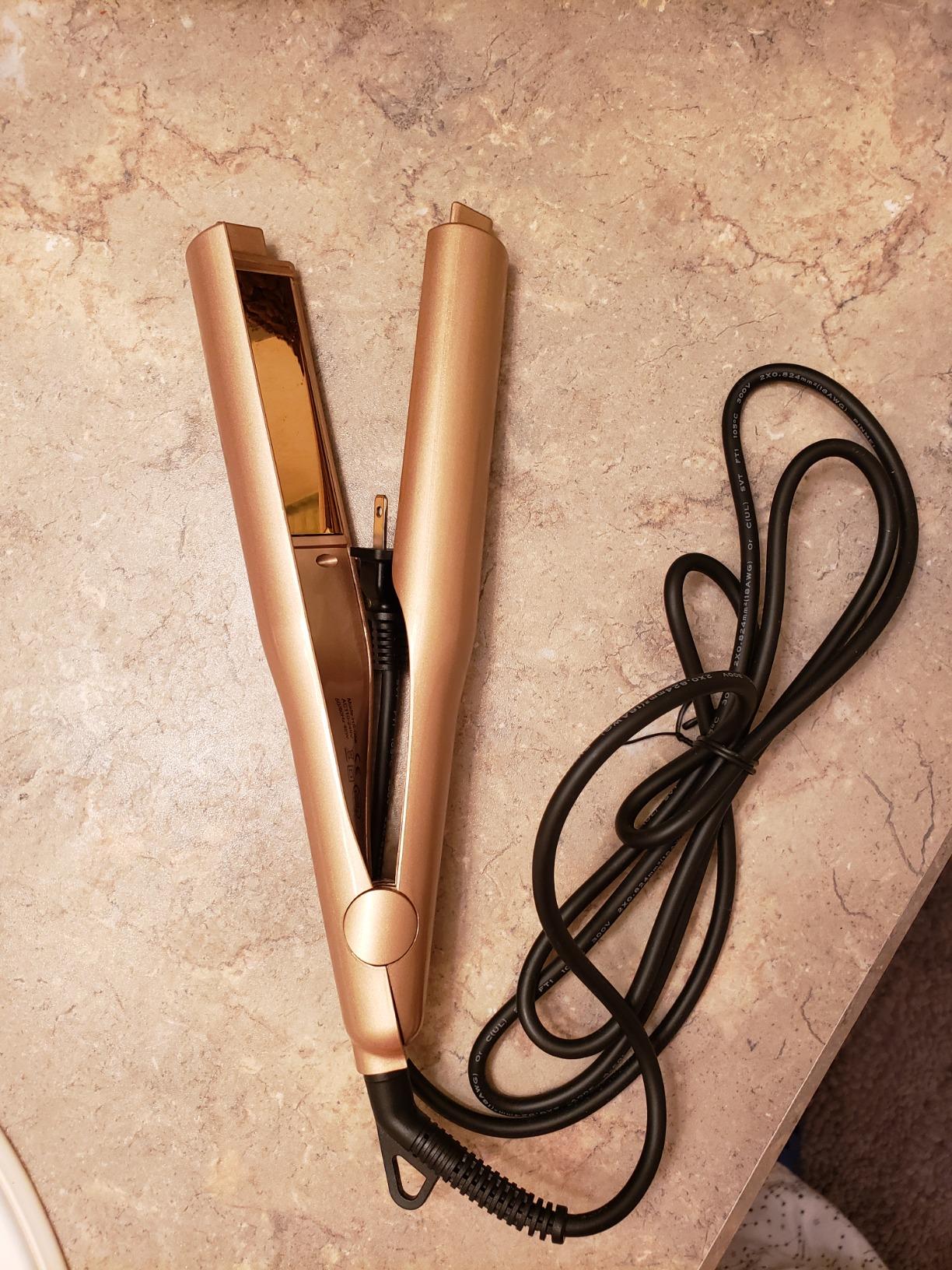 Pro 2-In-1 Hair Curling And Straightening Iron photo review