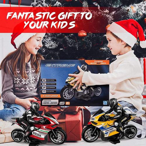 Scale Ducati Motorcycle RC Car With 4 Channels Remote Control For Boys Kids