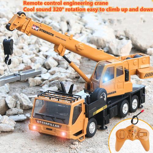 Remote Control Alloy Crane Toy For Kids