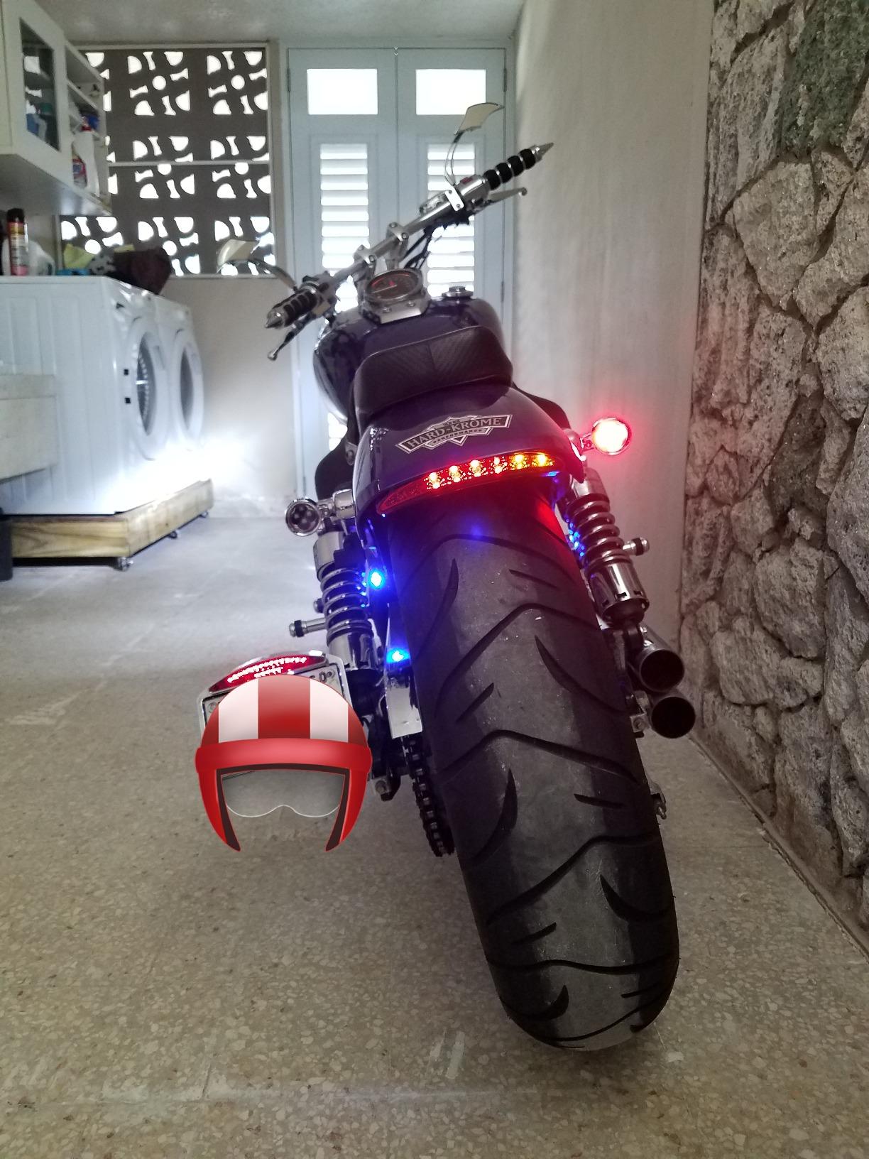 Rear Fender Edge Led Motorcycle Tail Lights photo review