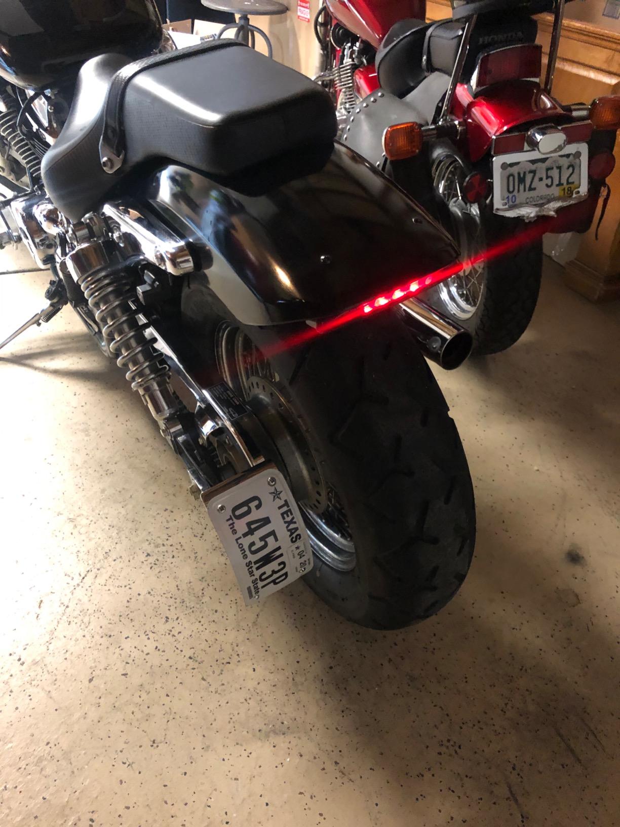 Rear Fender Edge Led Motorcycle Tail Lights photo review