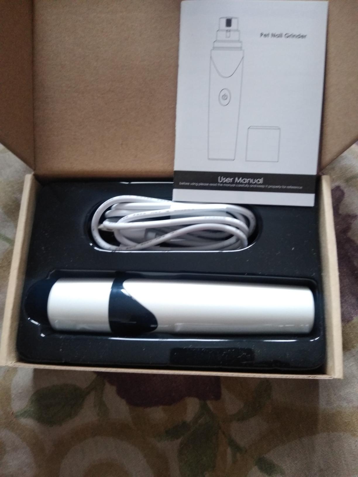 Rechargeable Pet Nail Grinder photo review