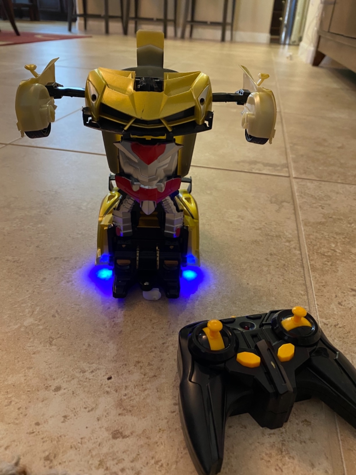 Remote Control Transforming Robot Car photo review