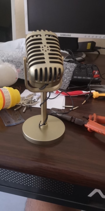 Retro Desktop Microphone photo review