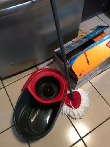 Rolling Magic 360 Floor Spin Mop Bucket, Household Mopping Bucket Automatic photo review