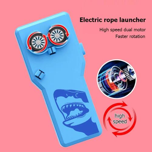 Handheld Rope Launcher With Electric Propeller For Kids