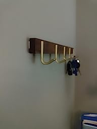 Black Wood Wall Hook for Bathroom, Kitchen, Bedroom, Hallway photo review