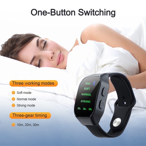 Sleep Aid Watch with Microcurrent Pulse for Insomnia Relief and Relaxation