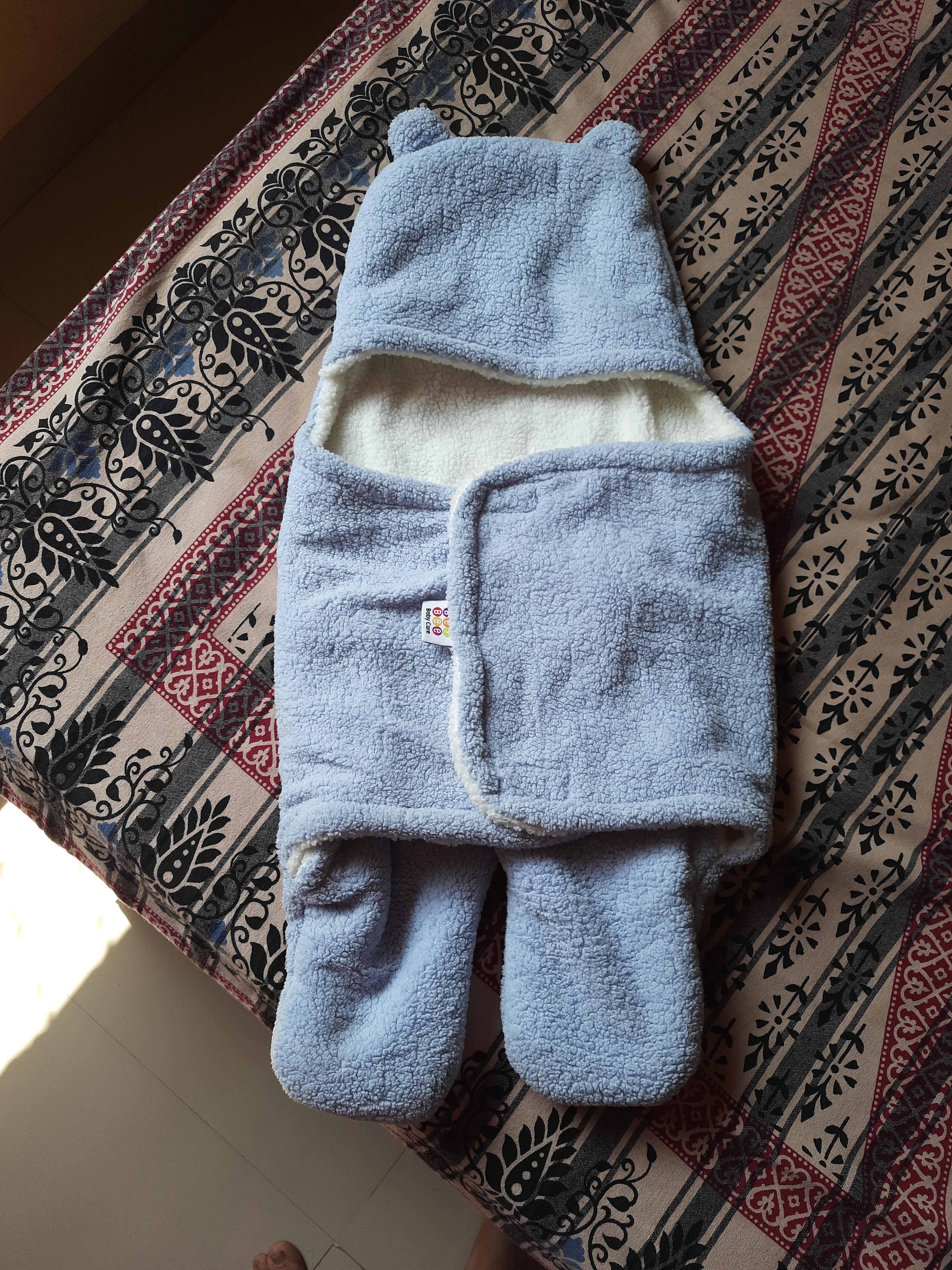 Super Soft And Warm Fleece Sleeping Bag For Babies photo review