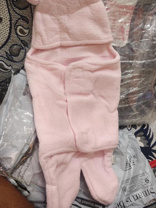 Super Soft And Warm Fleece Sleeping Bag For Babies photo review