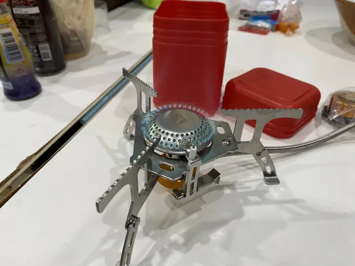 Small Portable Backpacking Camping Stove photo review