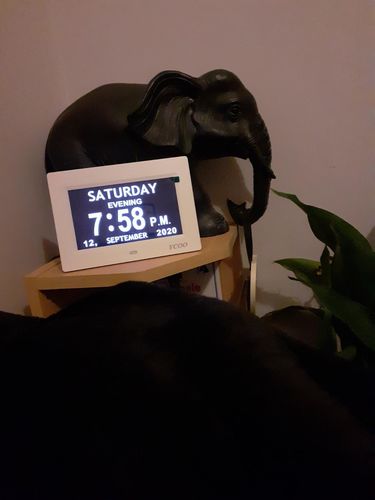 Smart Calendar, 7 Inch Electronic Clock photo review